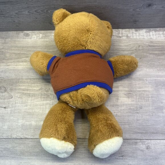 Vintage 1987 14” Mars Snickers Candy Bar Plush Teddy Bear Heartline - Picture 5 of 6